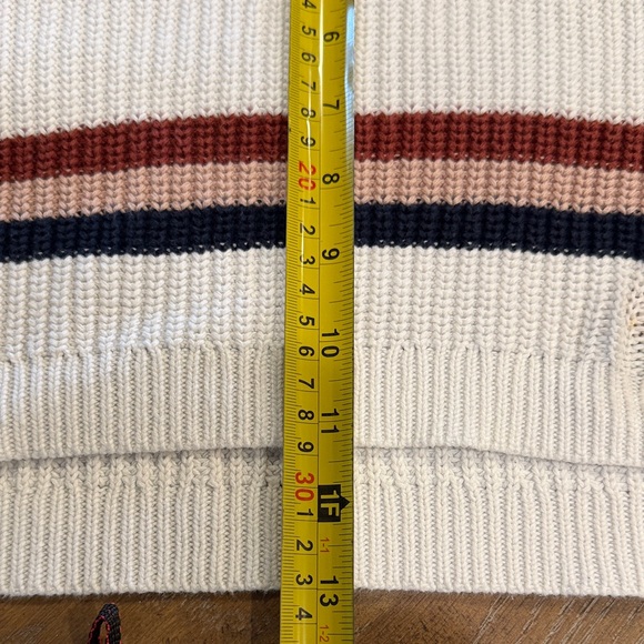 La Hearts Rust and Cream Knit Sweater - Picture 9 of 12